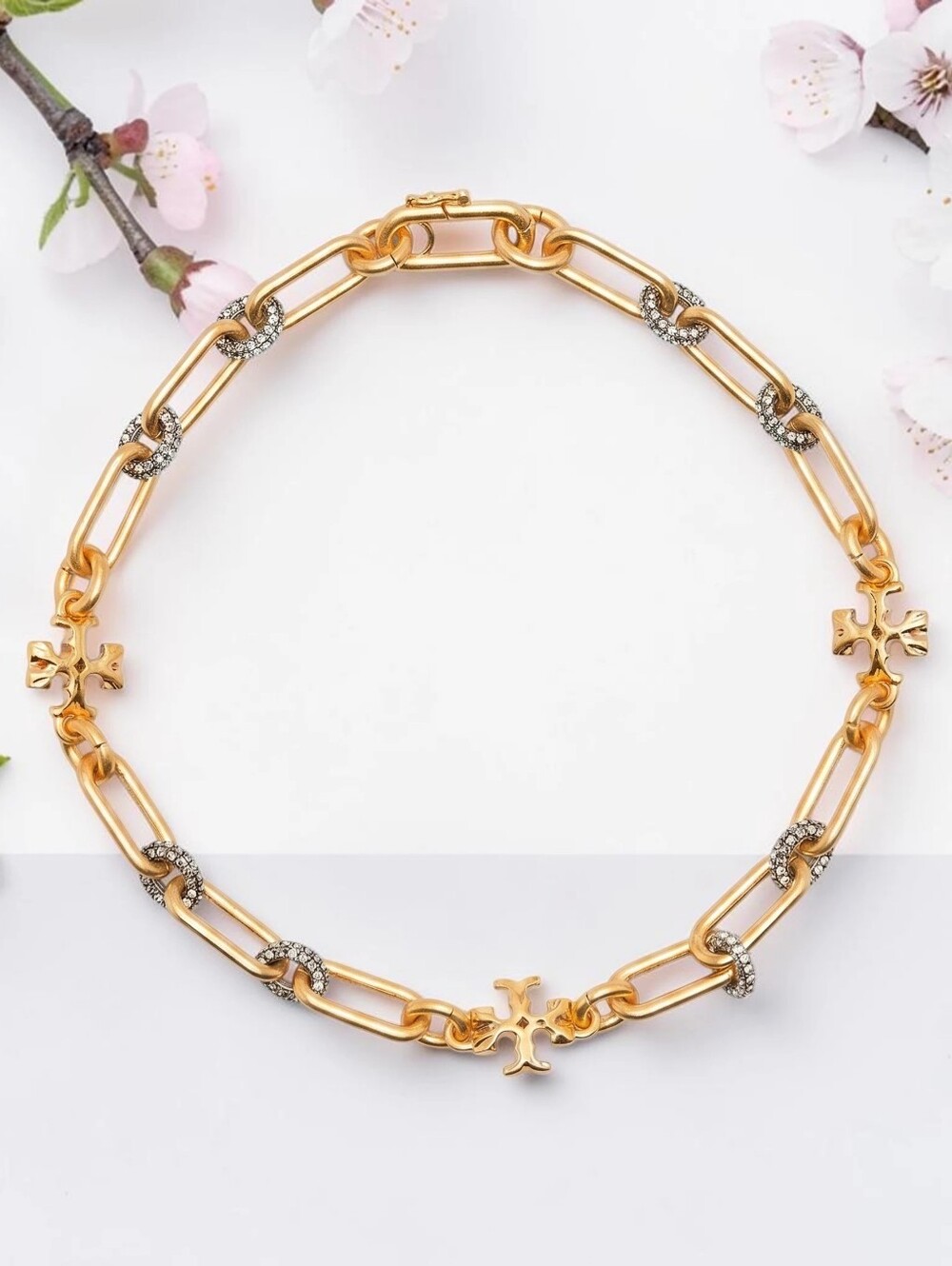 Tory Burch Roxanne Chain-Link Necklace